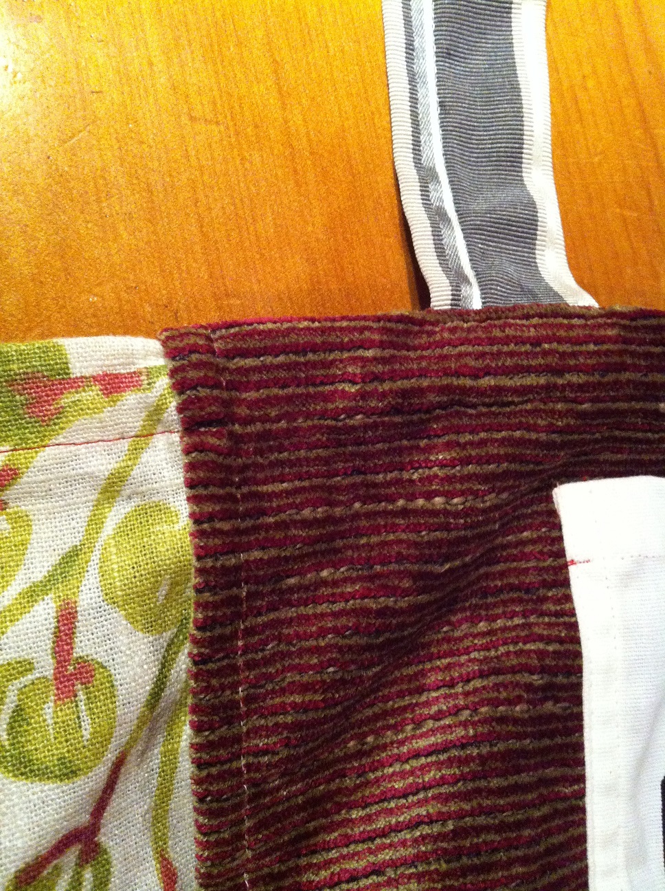 side and top seams